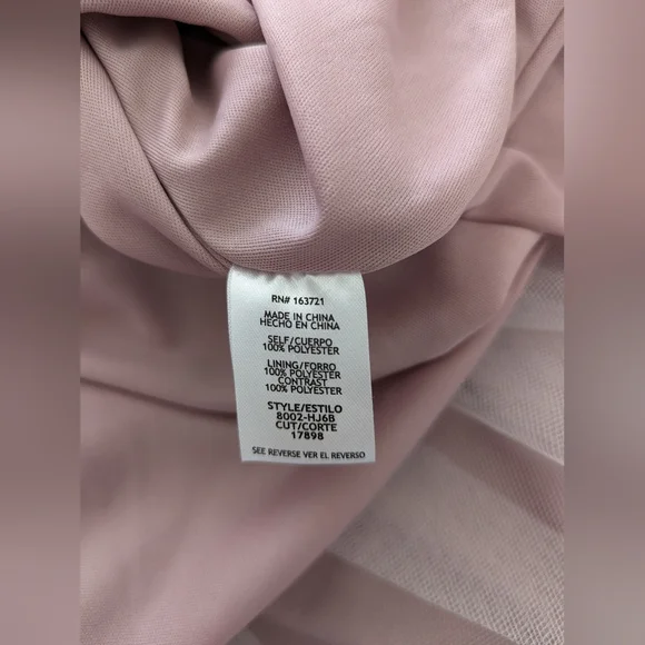 say yes to the prom dress Women's Pink Zippered Lined Lace Up Size 15 - Picture 9 of 15